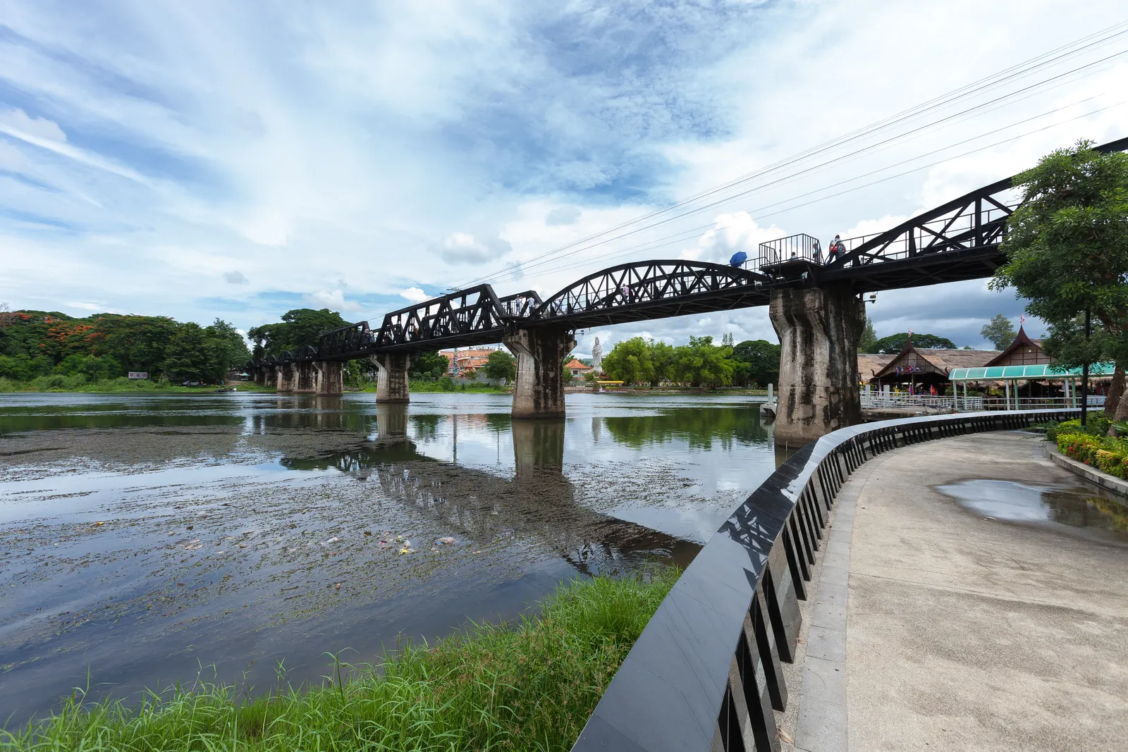 The bridge over the River Kwai in Kanchanaburi